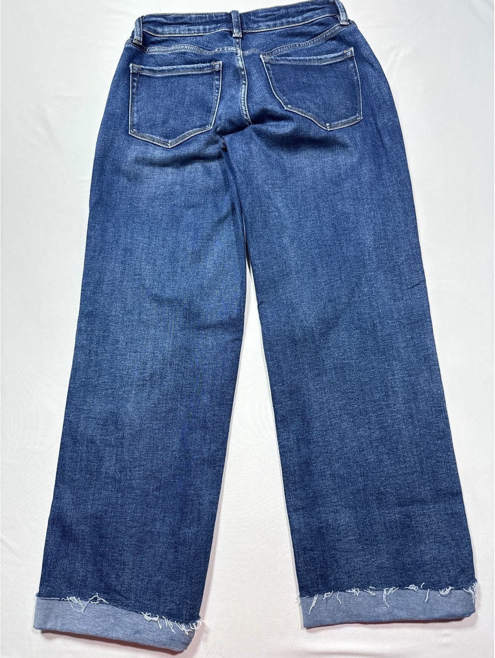 Vervet Wide-Leg Blue Denim Jeans - Comfy, Casual, and Ready - Picture 4 of 8
